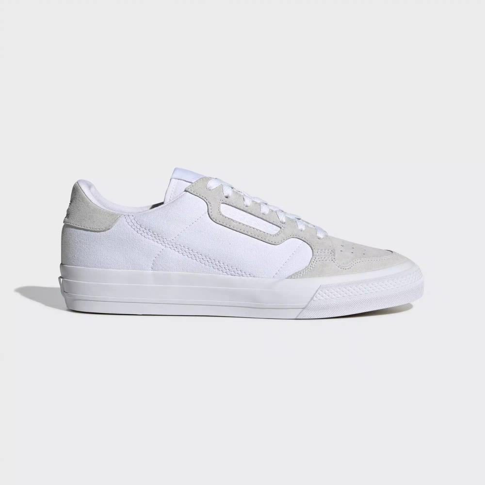 Adidas Continental Vulc Tenis Blancos Para Hombre (MX-12145)